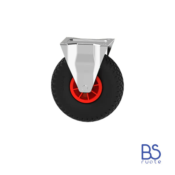 Ruote pneumatica | PR1805-2 | Per CARRELLI e alloggi NAUTICI con SUPPORTO a Piastra | Nucleo in plastica | 10"x3.00-4 | 260x85 | Porta barca e motori | Trasporto imbarcazioni | Portata 140 Kg - immagine 2
