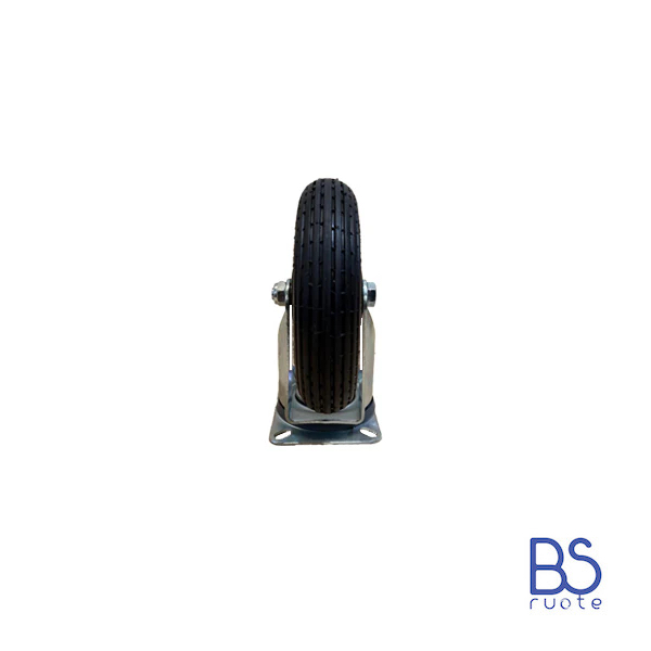Ruota 200x50 PNEUMATICA con SUPPORTO standard GIREVOLE | Carrelli carretti rimorchio | Per trasporto | PORTATA 75 Kg | PR1409.2G - immagine 4