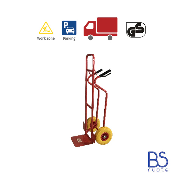 Carrelli a 2 ruote con telaio in FERRO | Carrello portapacchi | CARRELLO DA TRASPORTO | CARRELLO A MANO | Portata 150 o 250 Kg - immagine 4