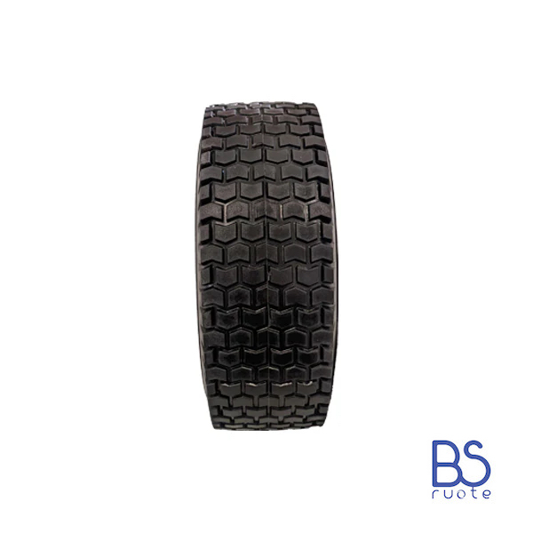 Ruota antiforatura per il garden in nucleo in LAMIERA | Battistrada GR | 13“x5.00-6 | 330 x 110 | Foro 25 mm | FFP1283-2B - immagine 2