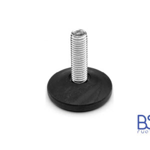 Modello PRTN con M8 o M10 - Base da 30mm a 60mm (Conf. da 25pz) - Piede regolabile con perno - Gamm