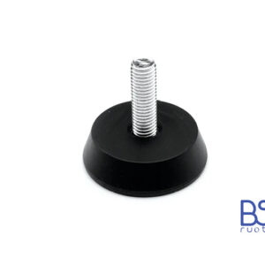 Modello PRTR con M8 o M10 - Base da 30mm a 50mm (Conf. da 25pz) - Piede regolabile con perno - Gamm
