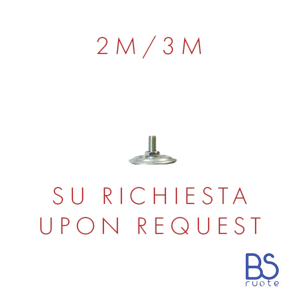 Ruote con nucleo in polipropilene con SUPPORTO | ROTANTE - immagine 4